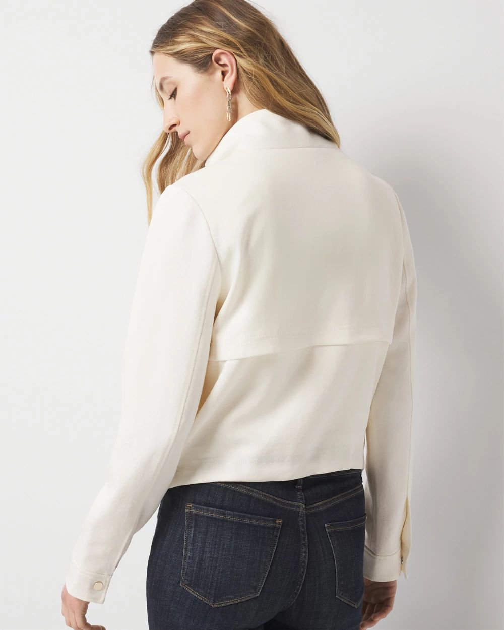 Zip-Up Jacket with Pockets | White House Black Market